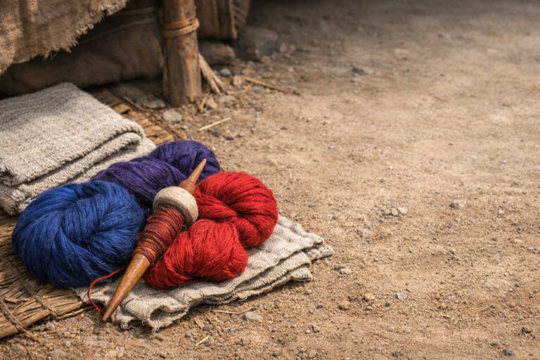 Exodus 35 Commentary - Featured Image - Crafting tools in an ancient camp