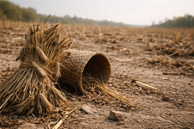 Joel Overview Commentary - Featured Image - Locusts on dry barley in field