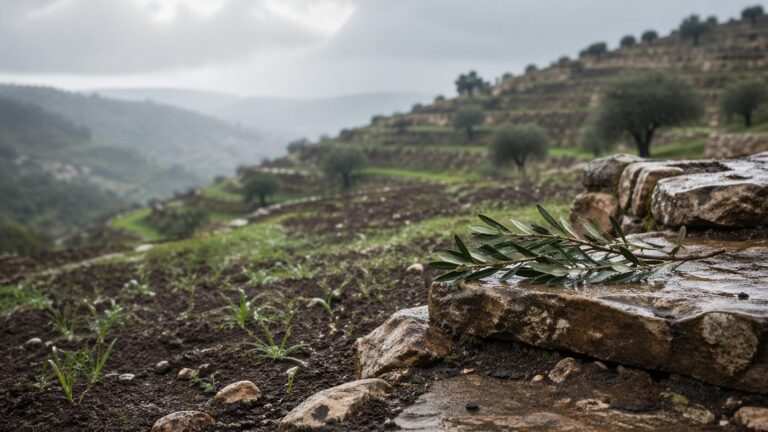Deuteronomy 11 Commentary - Featured Image - Damp stone and misty terraces
