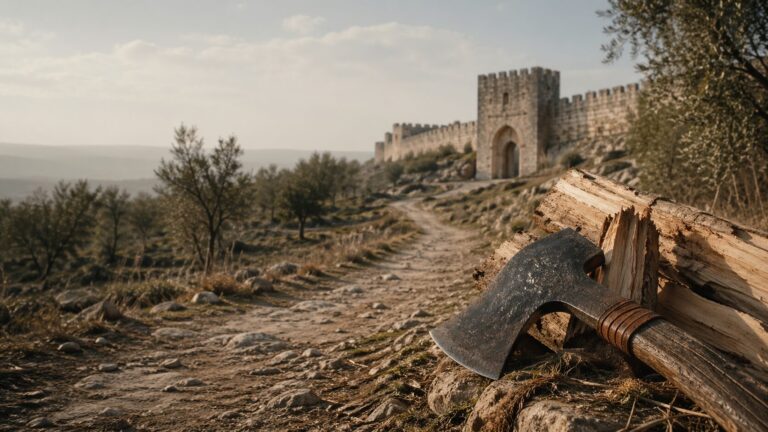 Deuteronomy 19 Commentary - Featured Image - Rugged path to a distant fortress