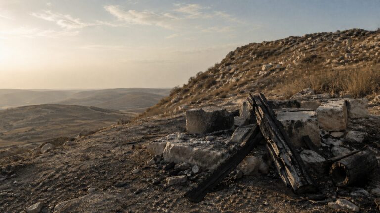 Deuteronomy 7 Commentary - Featured Image - Ruins in the golden light