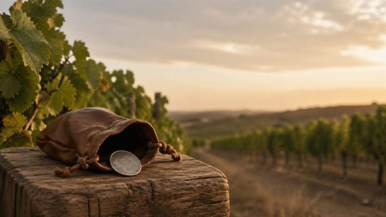 Matthew 20 Commentary - Featured Image - Golden hour in the vineyard