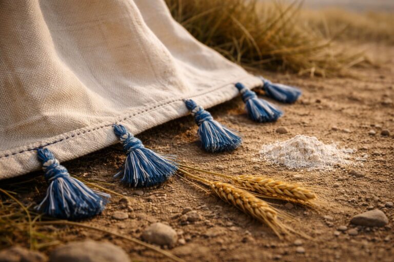 Numbers 15 Commentary - Featured Image - Tassels and wheat on earthy ground