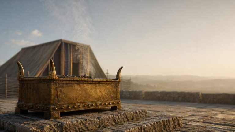 2 Chronicles 1 Commentary - Featured Image - Ancient temple altar at dawn