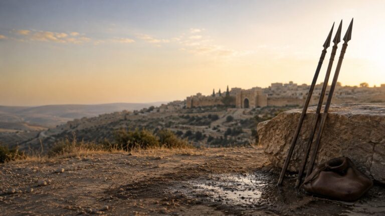 2 Samuel 23 Commentary - Featured Image - Silent vigil at dawn's light