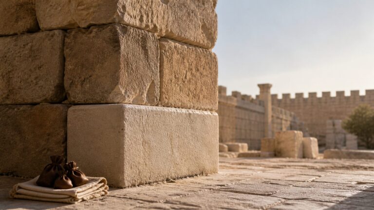 Acts 4 Commentary - Featured Image - Ancient stone architecture in the sun