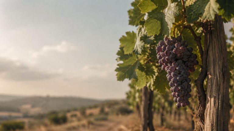 Galatians 5 Commentary - Featured Image - Grapes and vines in sunlit vineyard