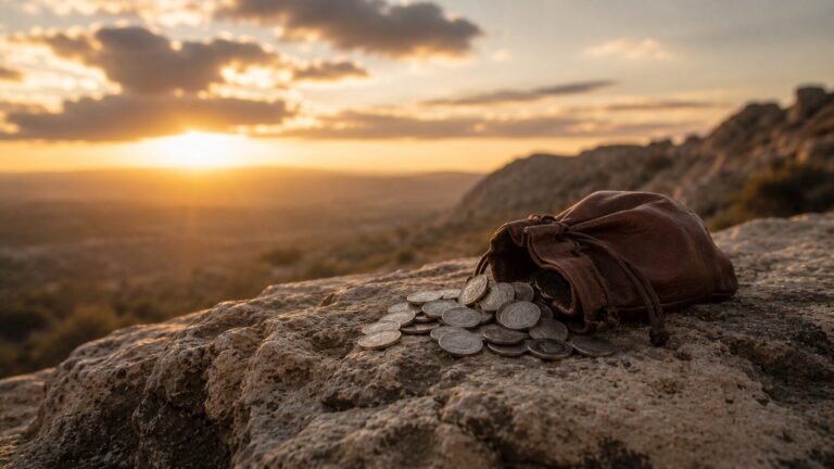James 4 Commentary - Featured Image - Golden hour on rocky terrain