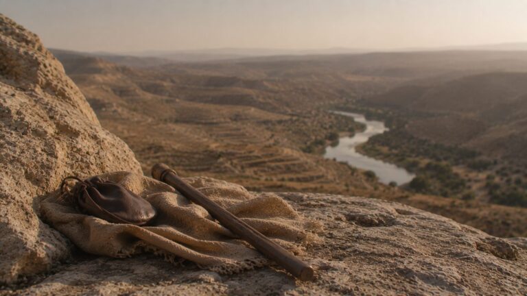 Jeremiah 1 Commentary - Featured Image - Serene desert landscape with rustic details