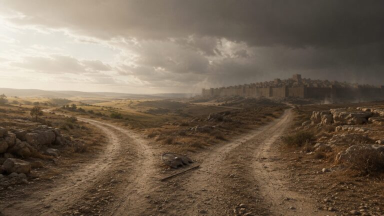 Jeremiah 21 Commentary - Featured Image - Fork in the road to destiny
