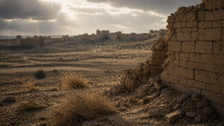 Jeremiah 9 Commentary - Featured Image - Deserted ruin in the afternoon light