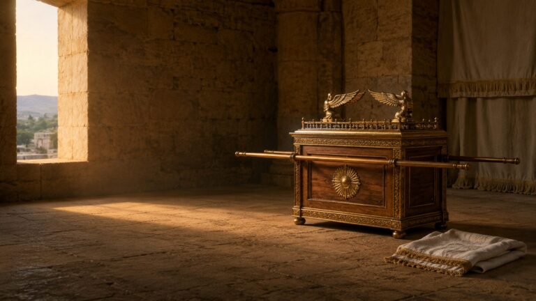 Psalm 132 Commentary - Featured Image - Sacred chamber with ornate ark