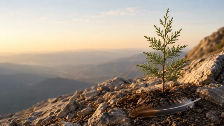 Ezekiel 17 Commentary - Featured Image - New growth on a rugged ridge