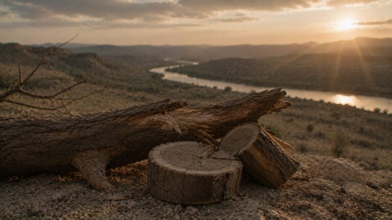 Ezekiel 19 Commentary - Featured Image - Golden hour by the riverside