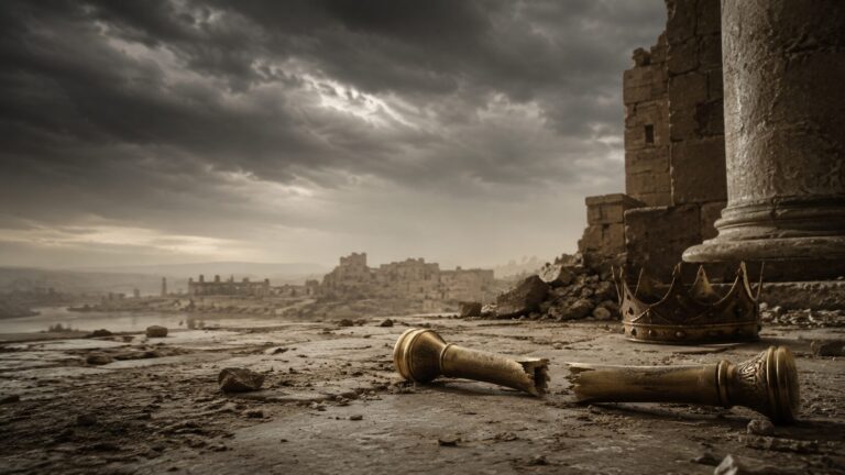 Ezekiel 30 Commentary - Featured Image - Ruins of a fallen kingdom
