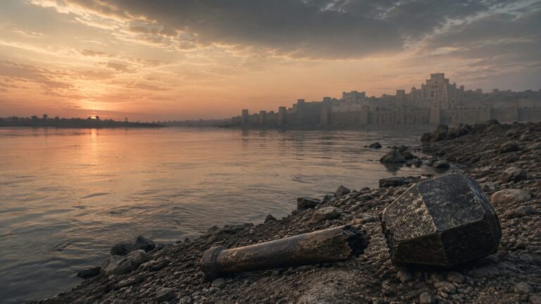 Jeremiah 51 Commentary - Featured Image - Broken weapon by the riverside