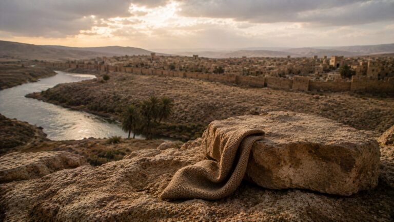 Jonah 3 Commentary - Featured Image - Ancient fortress by the river