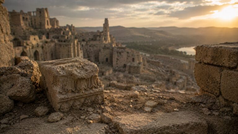Nahum 2 Commentary - Featured Image - Ruins of a forgotten fortress